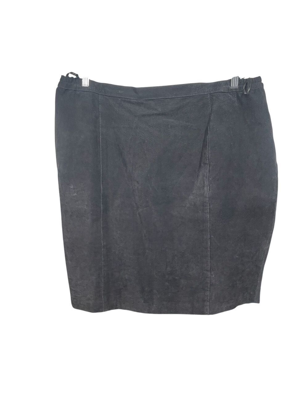 Diana Marco Plus Size Suede Skirt